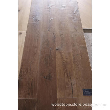 Woodtopia brushed 15mm solid wood flooring